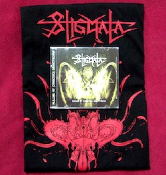 画像1: STIGMATA "Psalms of Conscious Martyrdom" ＋ 2010限定Tシャツ Mサイズのセット (1)