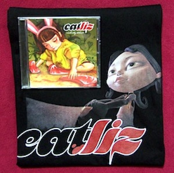 画像1: EATLIZ "Violently Delicate"CD＋Tシャツ Hey Mサイズのセット (1)