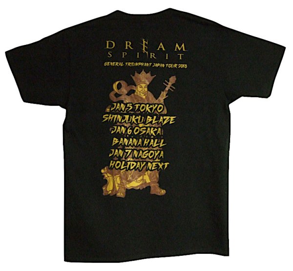 画像3: DREAM SPIRIT “General Triumphant” ジャパンツアーTシャツ Lサイズ (3)