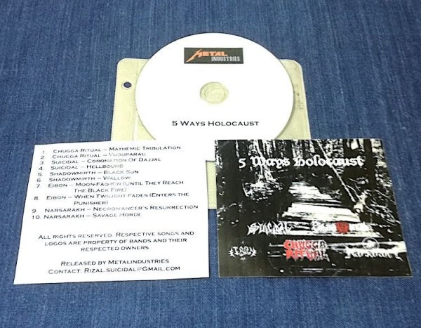 画像3: 5 WAYS HOLOCAUST スプリット CD-R (3)