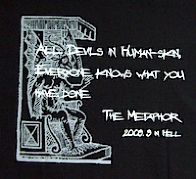 画像1: THE METAPHOR Tシャツ　Lサイズ